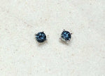4mm Sterling Silver Stud Earrings