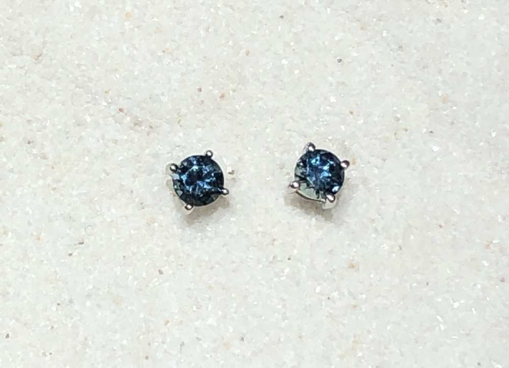 4mm Sterling Silver Stud Earrings